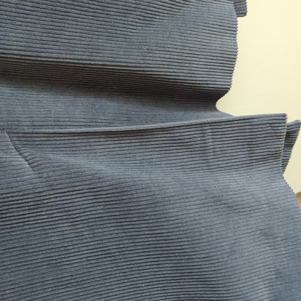 Denim & Co. Corduroy Jacket Blazer Snap Button Closure - Picture 7 of 7